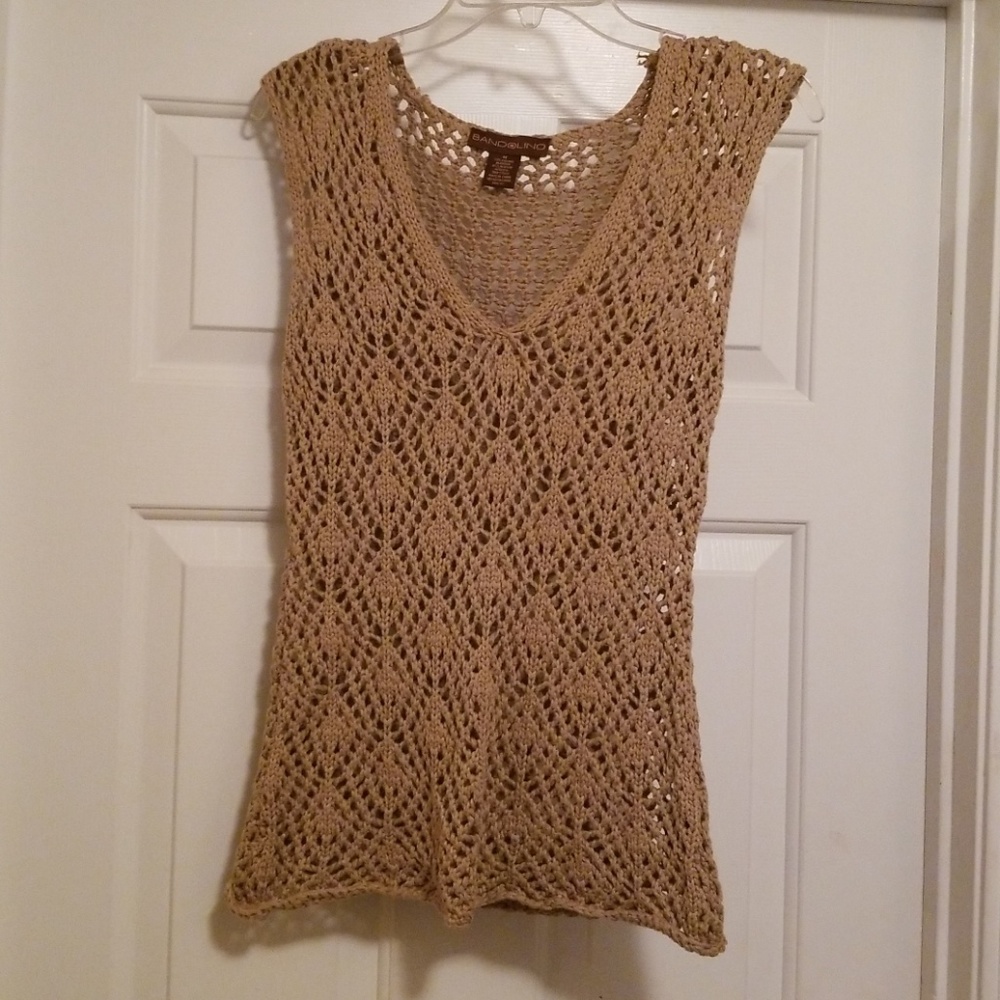 💞Bandolino Crochet Vest